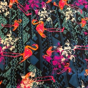 Legacy Print Jersey Fabric Material Flamingo Island Print 102” Long By 60” Wide